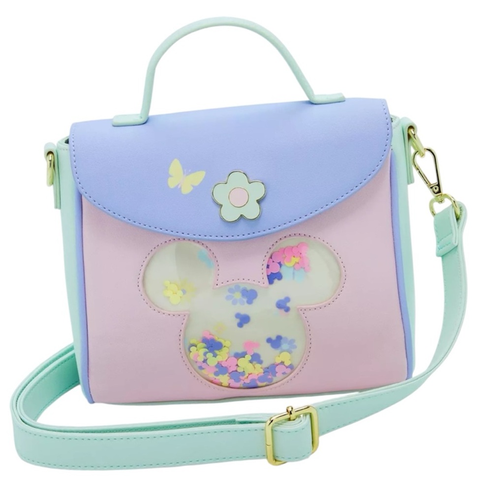 ❤️ Disney Her Universe Mickey Mouse Pastel Spring Crossbody Bag